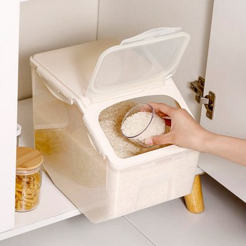 掀蓋式防潮密封米桶/儲米箱(附輪) 單一規格