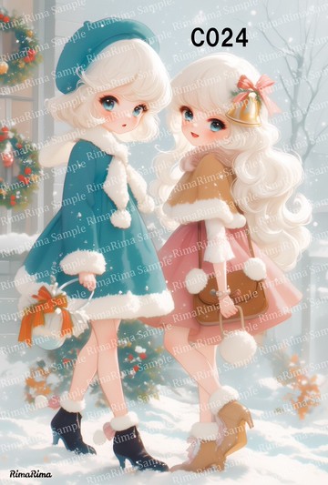 C024 原創貼紙 原創人物貼紙 貼紙 標籤 りまりま RimaRima