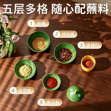 🥰聖誕樹蘸料碟 碟子 調味盤 聖誕蘸料盤 聖誕裝飾油碟 醋碟 聖誕蘸醬疊  聖誕diy蘸料碟 附帶貼紙