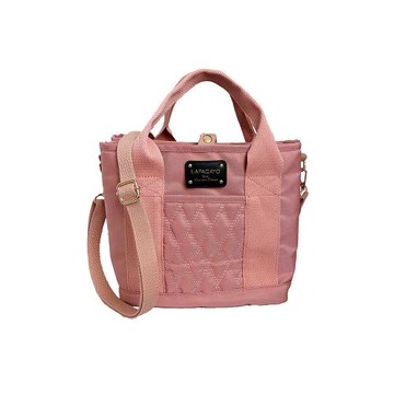 lapagayo 輕巧百搭菱格防盜尼龍手提包