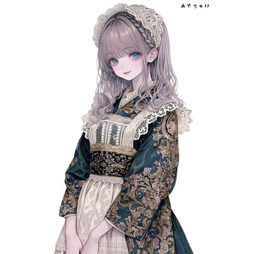 【9 月新品】07-142-0117 人物貼紙 幻想復古浪漫喫茶