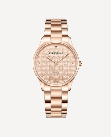 Kenneth Cole | Classic Dress Watch With Stainless Steel Bracelet in ROSE GOLD