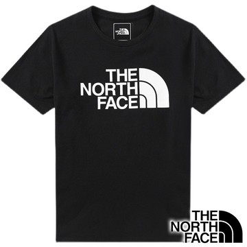 【THE NORTH FACE 美國】女 棉圓領短袖T恤『黑色』NF0A5JXD 戶外 登山 時尚 休閒 上衣