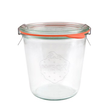 (預購) Weck  德國玻璃收納罐 742 摩登玻璃罐 Mold Jar (密封圈L) 580ml(L) (WK013)
