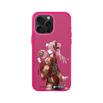 iPhone 15 Pro Max Clear 粉漾桃 - 森美聲 Mori Calliope - 浴你入魂