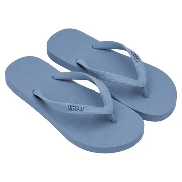 fipper 女款 Basic S 官方正品 夾腳拖 全天然橡膠/沙灘拖/人字拖 UK7 1雙  霧灰藍  25.5cm
