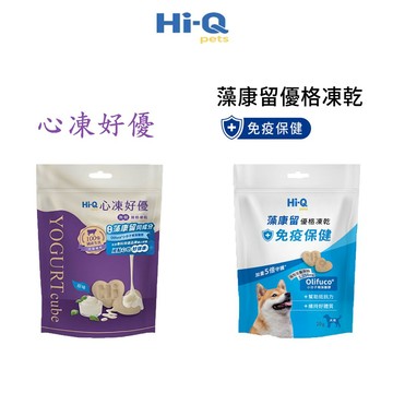 💫毛怪部落💫中華海洋 Hi-Q Pets 心凍好優 藻康留優格凍乾 原味優格20g 藻康留添加 犬貓零食 貓狗凍乾