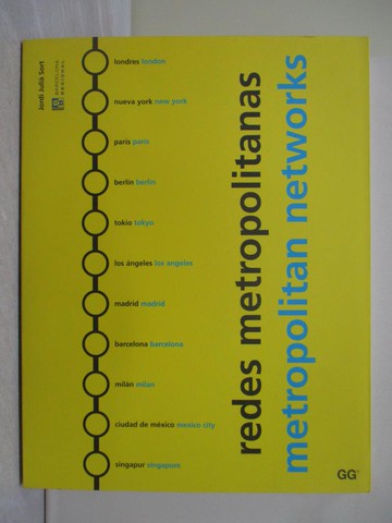 【書寶二手書T1／建築_ZG2】Metropolitan Networks_Sort, Jordi Julia