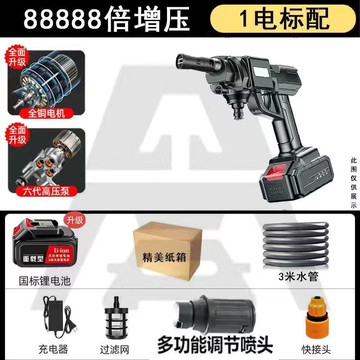 洗車機 鋰電洗車機 高壓洗車機 德國進口無線高壓洗車機大功率家用強力水槍鋰電便攜式充電式洗車『ZW1154』