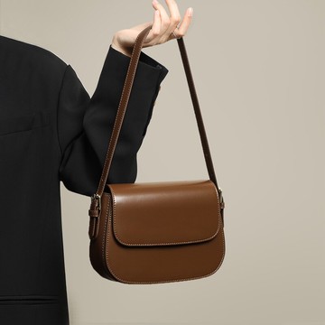 Viney包包小眾新款潮女包斜挎包真皮高級感百搭單肩腋下豆腐包