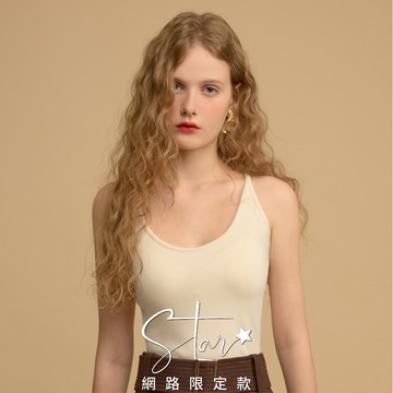 SO NICE V領莫代爾棉拼接蕾絲網紗BRA TOP｜米/黑/淺綠/深咖｜STAR｜都會時尚女裝【3354K028】