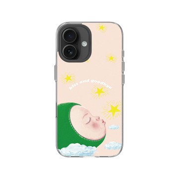 iPhone 16 Clear Case（相機按鈕） 透明 - 幾米 Jimmy Liao - 忘記親一下-Kiss & Goodbye