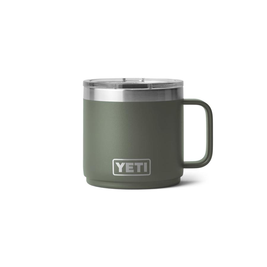 YETI Rambler 14 oz Stackable Mug, Vacuum Insulated, Stainless St 並行輸入品