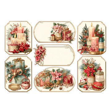 【10月新品3】20-104-0121 剪裁紙・拼貼素材