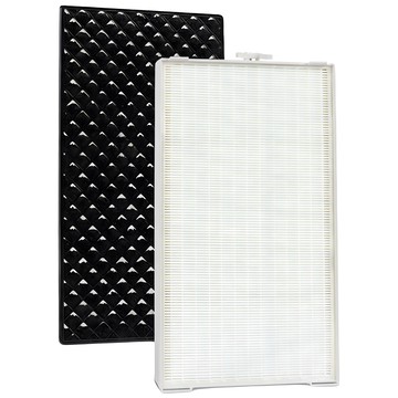 PUREBURG淨博 高效HEPA微粒濾網 + 顆粒狀活性碳除臭濾網 適用 Amway 安麗/逸新 SKY Atmosphere 第三代空氣清淨機  1套  SKY-01