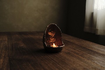 沐谷・乾季苔蘚・寧靜洞穴・燭台・器皿3