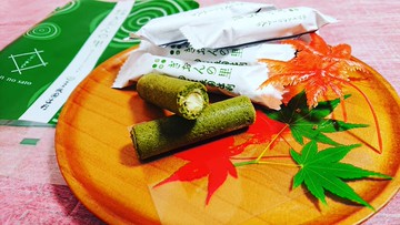 日本京都茶寮都路里伴手禮祉園辻利超美味酥脆抹茶外殼捲心酥中秋節新年過年禮盒21本入袋裝-日本製-現貨