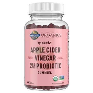 Garden of Life myKind Organics Apple Cider Vinegar Probiotic 2 billion CFU - 60 Vegan Gummies