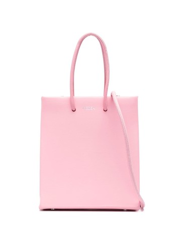 Medea - logo-embroidered tote bag - women - Calf Leather - One Size - Pink