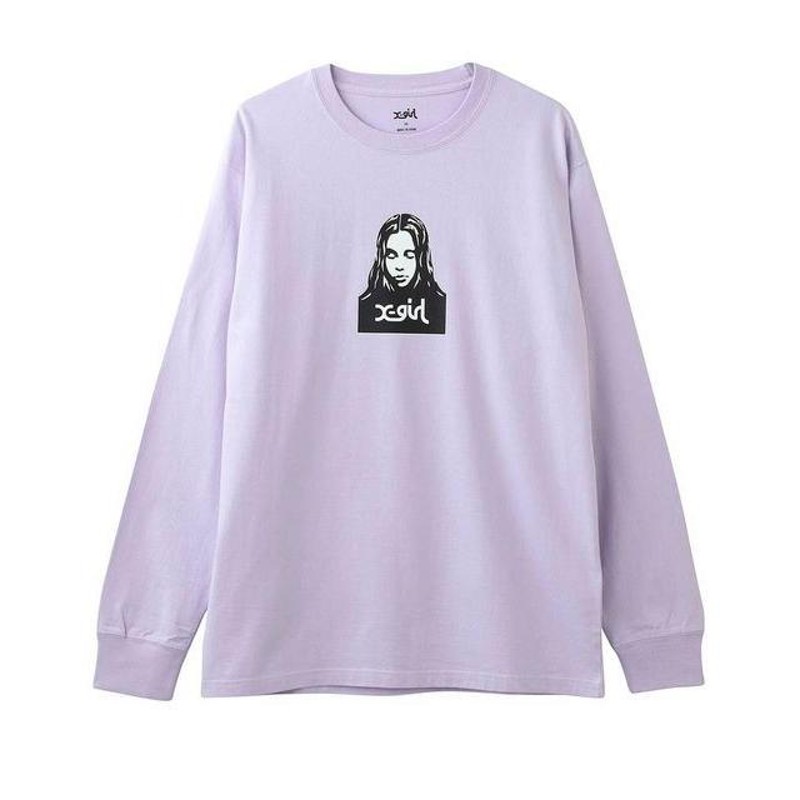 エックスガール X-GIRL FACE L/S TEE フェイス ロンＴ 長袖 顔 女の人