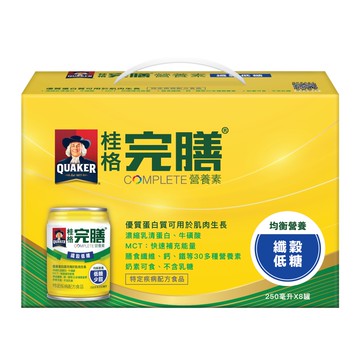 QUAKER桂格完膳營養素纖穀低糖口味8入
