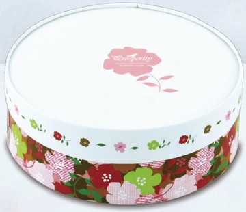 【優惠量】圓乳酪盒16CM／簡約幸福-花版  / 192個