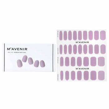 Mavenir Mavenir 指甲貼 (紫色) - # Redbean Matt Nail 32pcs-美容工具