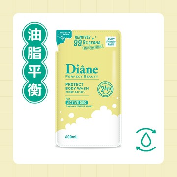 黛絲恩美肌沐浴乳補充包600ml清新