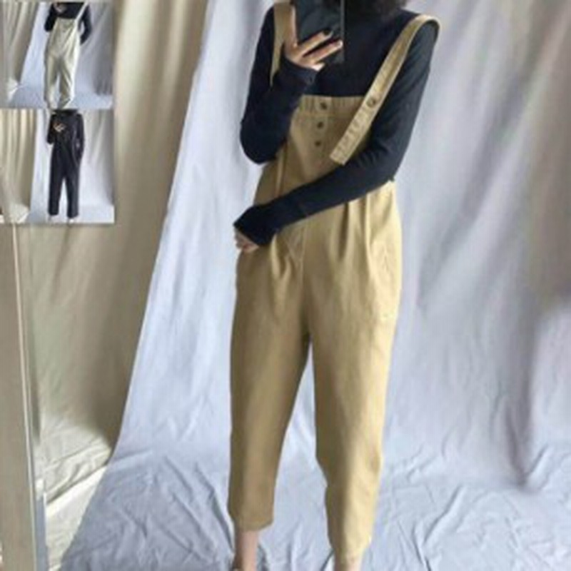 コットン サロペット ワーク 綿 綾 オーバーオール オールインワン レディース テーパードパンツ ワイドパンツ ワンピース ガウチョパン 通販 Lineポイント最大1 0 Get Lineショッピング