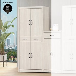 【顛覆設計】聖艾諾3x6尺白原切色鞋櫃