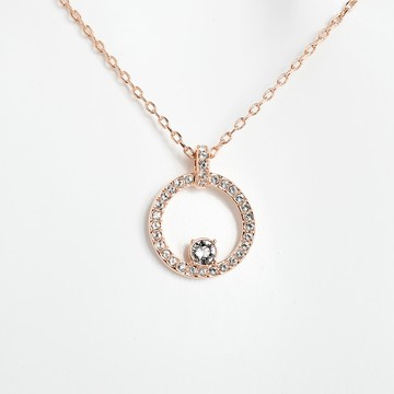 SWAROVSKI 施華洛世奇 Creativity 鏈墜 項鍊 鍍玫瑰色 5202446