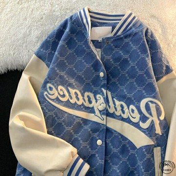 復古棒球服女設計感小眾鹽系夾克男女外套春秋季【木屋雜貨】