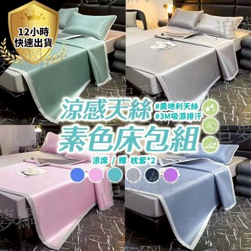 【台灣現貨 免運費 贈枕套】1800D碳光冰絲面料 冰絲涼席 冰絲席 涼席 冰涼墊 單人涼席 雙人涼席 冰絲床包 床包
