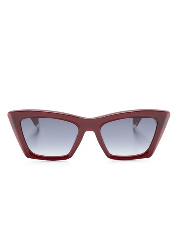 GIGI STUDIOS - cat-eye gradient sunglasses - unisex - Acrylic/Acetate - One Size - Red