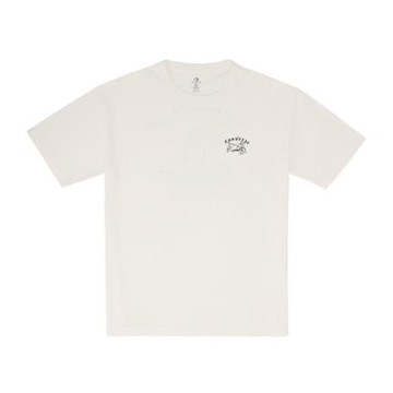 CONVERSE PEACHED GRAPHIC TEE EGRET 短袖上衣 男 白色-MCH621-W2Y