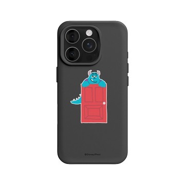 iPhone 16 Pro SolidX 黑 - 迪士尼-皮克斯 PIXAR - Knock! 毛怪