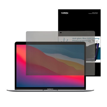 YADI 亞第 靜電吸附 水之鏡防窺片 Apple MacBook Air 13 A2179 13.3吋  Transparent  1個