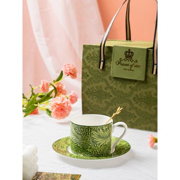 中古咖啡杯套裝陶瓷茶杯小眾馬克杯高顏值畢業退休喬遷新婚禮物