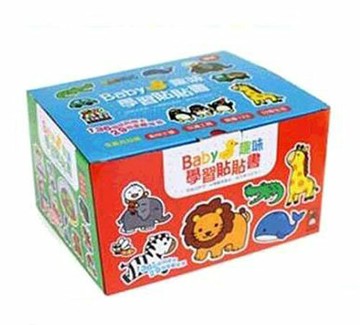 [COSCO代購6] 促銷到7月30號 W135685 Baby趣味學習貼貼書(第一輯):動物王國、交通工具、我會123