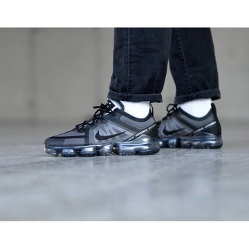 【日本海外代購】NIKE AIR VAPORMAX 2019 BLACK 黑銀魂 透明 情侶 慢跑鞋 AR6631-004