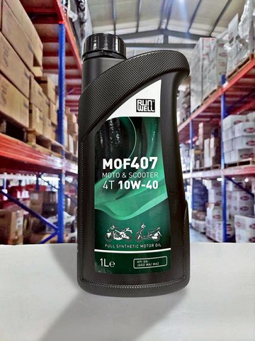 『油工廠』RUN WELL MOF 407 4T 10W40 全合成 機車 機油 SN MA2 1L 0.8L 自有品牌