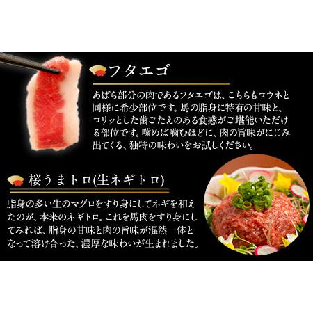 ふるさと納税 贅沢バラエティセット 540g 千興ファーム 馬肉 冷凍 《60日以内に順次出荷(土日祝除く)》 新鮮 さばきたて 生食用 肉 熊本県御船町.. 熊本県御船町