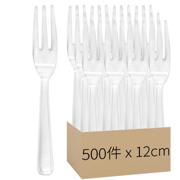 貢獻包 獨立包裝透明迷你叉 12cm  1組  500件