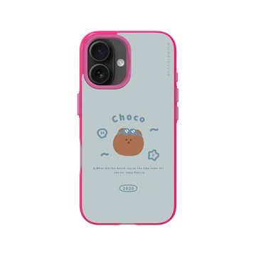 iPhone 16 Clear 粉漾桃 - 布朗尼 annnbrownie - 冷笑話熊