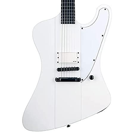 ESP String LTD Phoenix Arctic Metal Electric Guitar, Snow White Satin, Ri