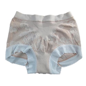 清倉無縫棉質中腰內褲女士高彈抗菌純棉檔收腹包臀暖宮平角褲秋冬