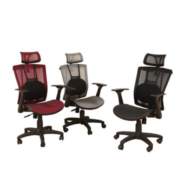 【DFhouse】曼德森-氣墊腰枕辦公椅(3色)