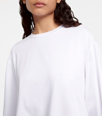 The Row Ciles long-sleeved cotton top