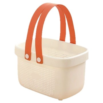 小麥購物 L311 浴室收納籃 瀝水收納  白色  小