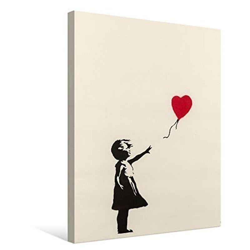 Banksy バンクシー 風船と少女 ポスター アートパネル キャンバス 絵画 インテリア 壁飾り 壁掛け | LINEブランドカタログ